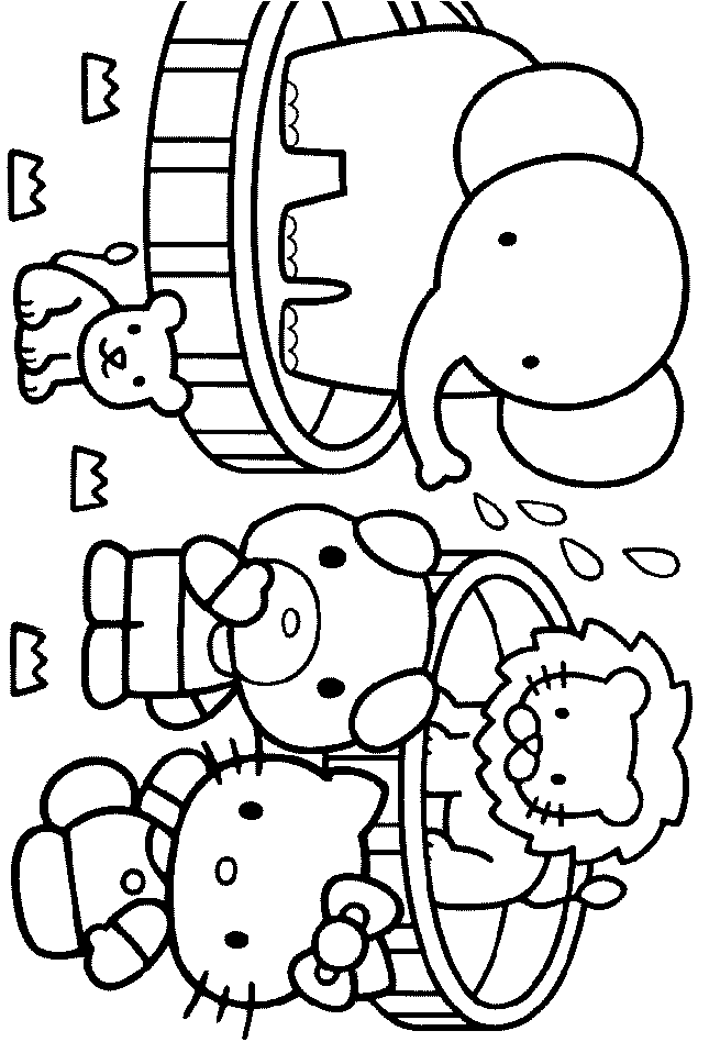 Hello Kitty kolorowanki